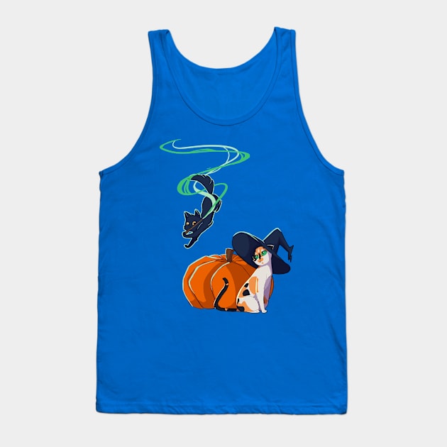 Feline Pretty Meowgical Tank Top by NeonJax